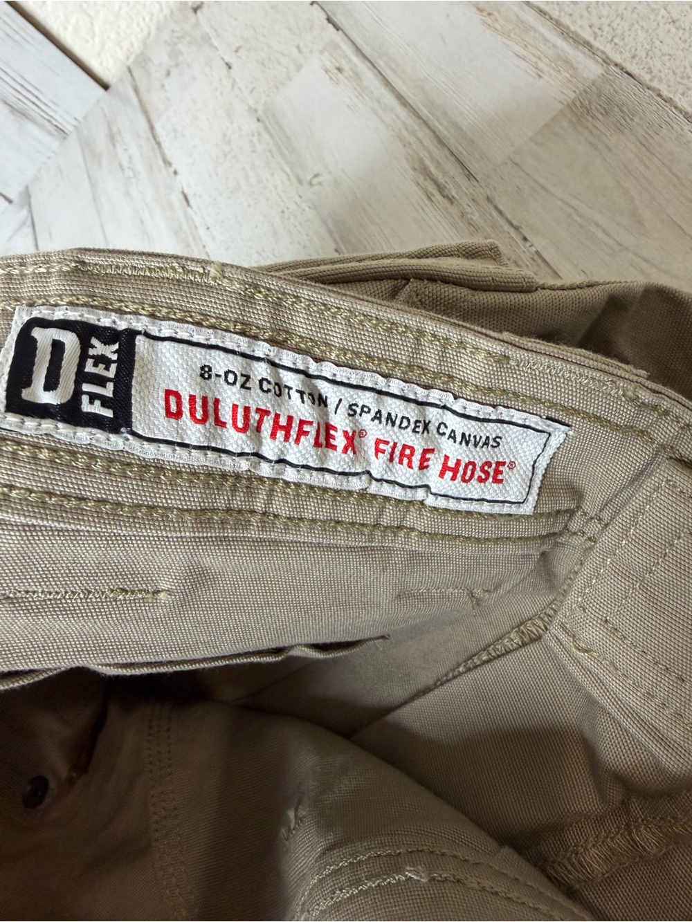 Duluth Trading Co Tan Cargo Shorts with Utility Pockets - Picture 3 of 12